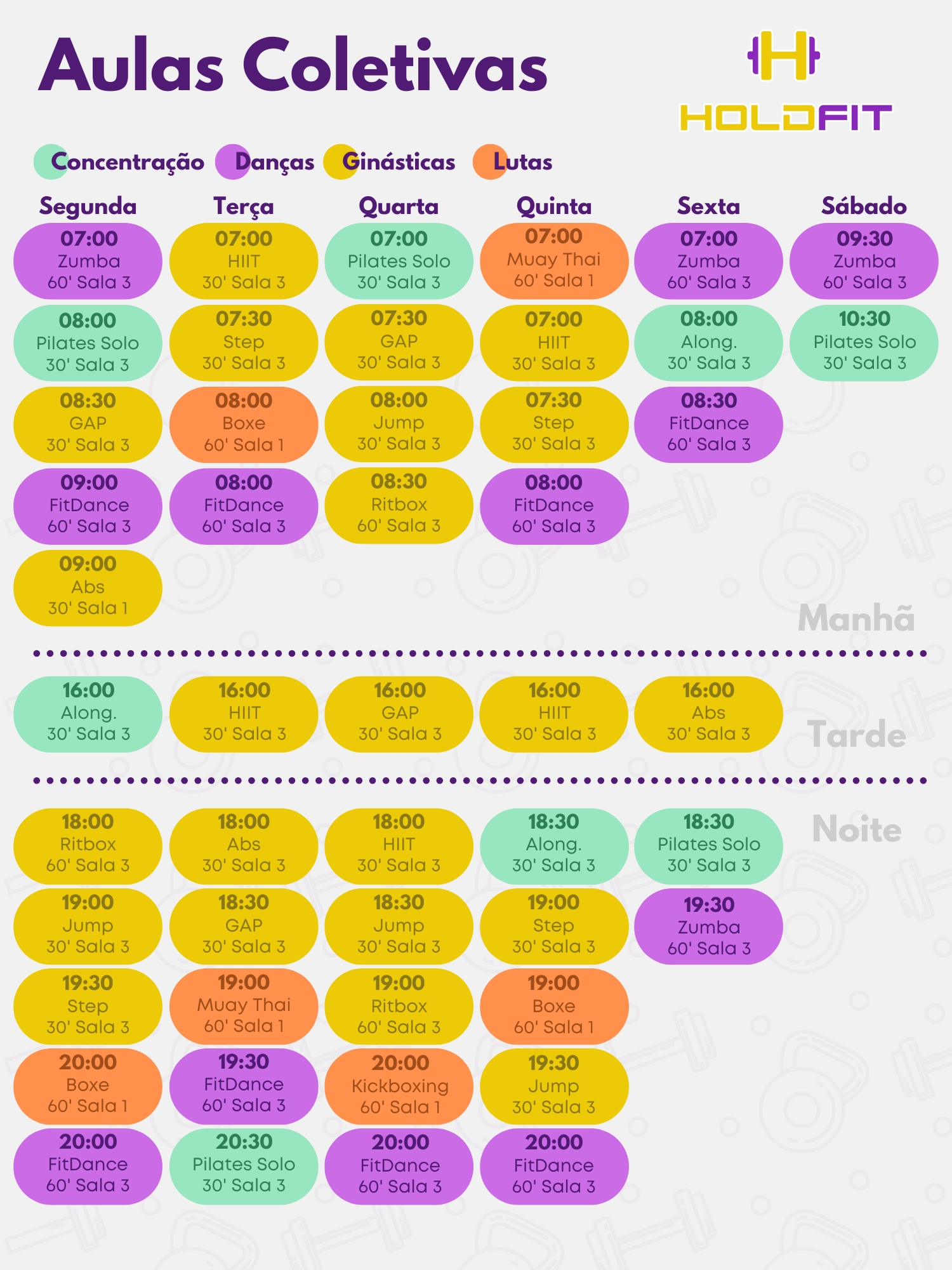 2025 - Grade Horária - 10-2025 Grade de aulas atualizada 2025